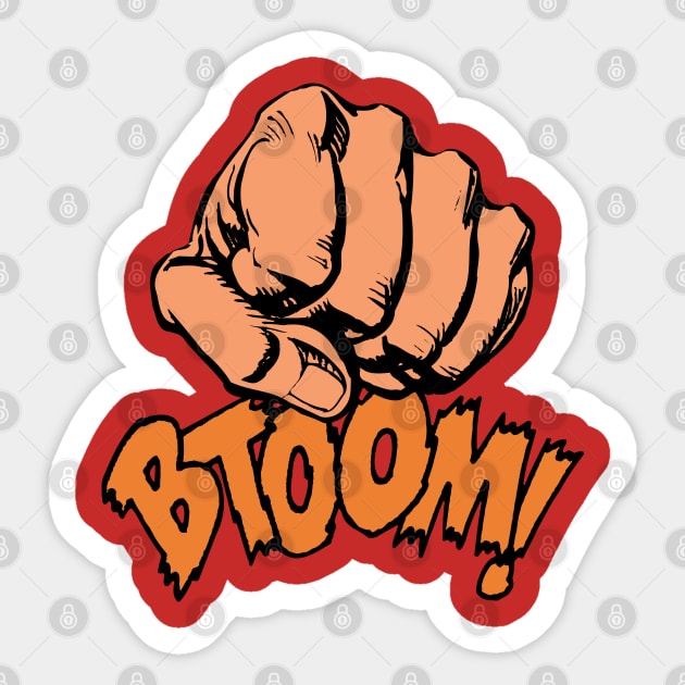 Power Punch Sticker by iMAK